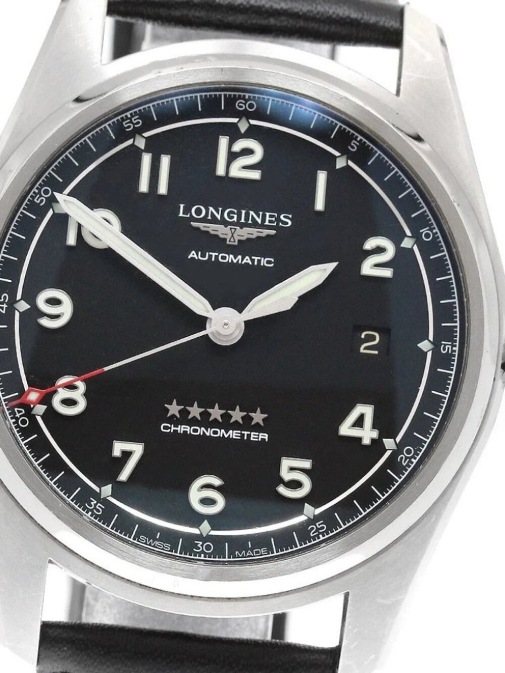 LONGINES Spirit 40 L3.810.4 Date black Dial Automatic Men's Watch_920968